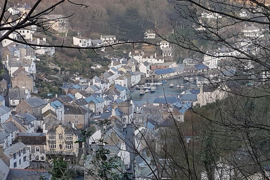 Bijou Coastal Apartment In Polperro With Hot Tub Onsite Parking Downhill Walk To Village Exteriör bild