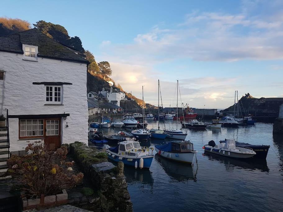 Bijou Coastal Apartment In Polperro With Hot Tub Onsite Parking Downhill Walk To Village Exteriör bild